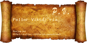 Peller Viktória névjegykártya