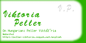 viktoria peller business card